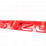 Logo โลโก้ติดกระจังหน้า โลโก้ติดหน้ารถ "ISUZU" ของแท้ สีแดง 1 ชิ้น สำหรับ Isuzu D-Max 2WD 4WD X-Series ปี 2020-2022